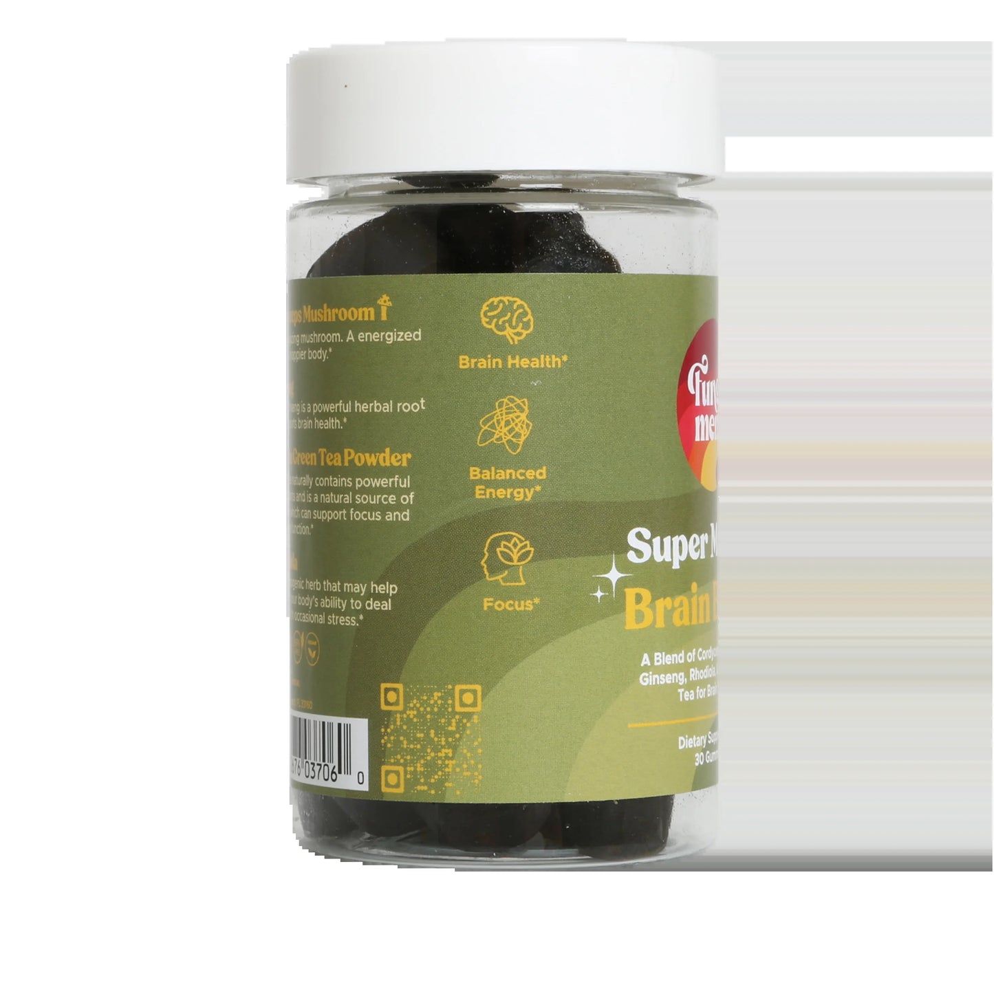 (2 Pack) Super Matcha - Daily Energy, Endurance, Reduce Fatigue, Cordyceps, Green Tea, Ginseng - 30Ct